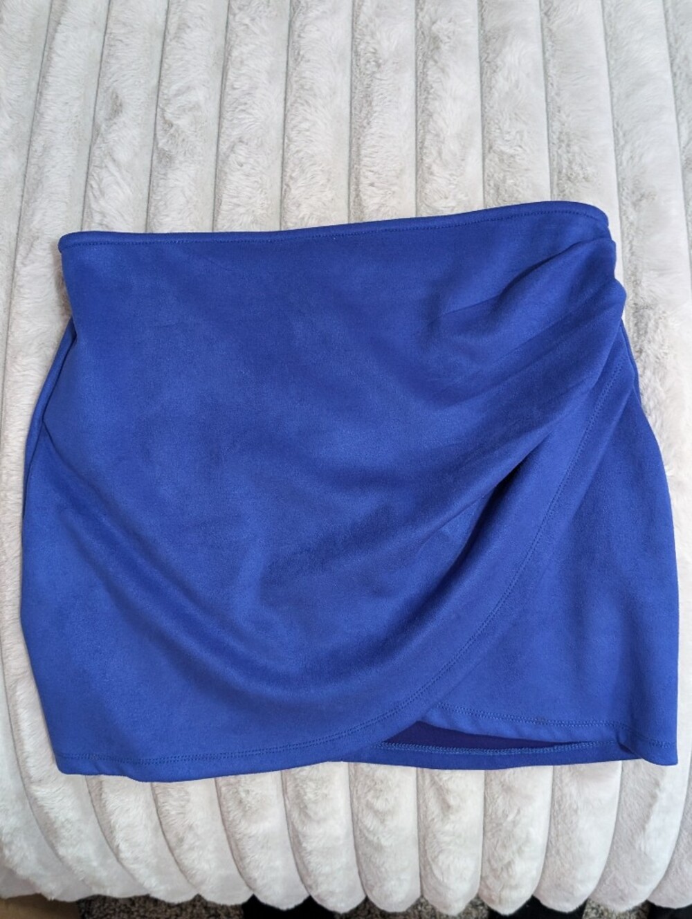 Women's Royal Blue Mini Skirt